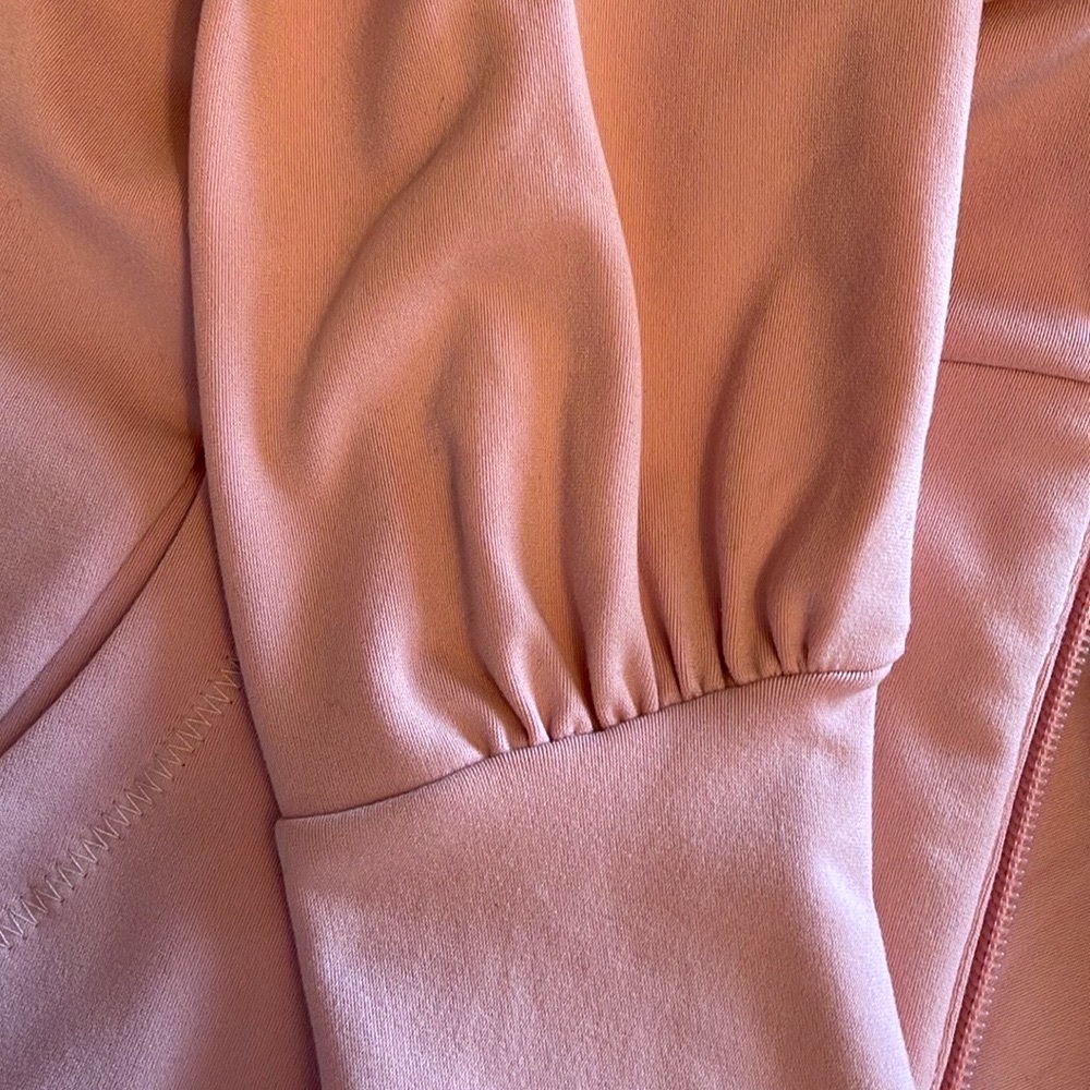 ADIDAS NWOT CLIMA 365 PINK ZIPUP JACKET AND MATCHING TEE SET SIZE MEDIUM - Picture 9 of 14